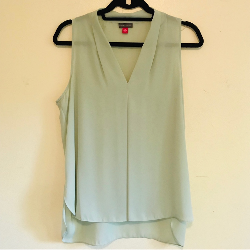 Light sea foam color green blouse
